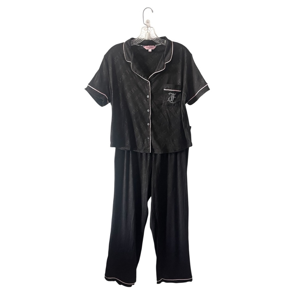Juicy Couture Black Sleepwear with White Accents